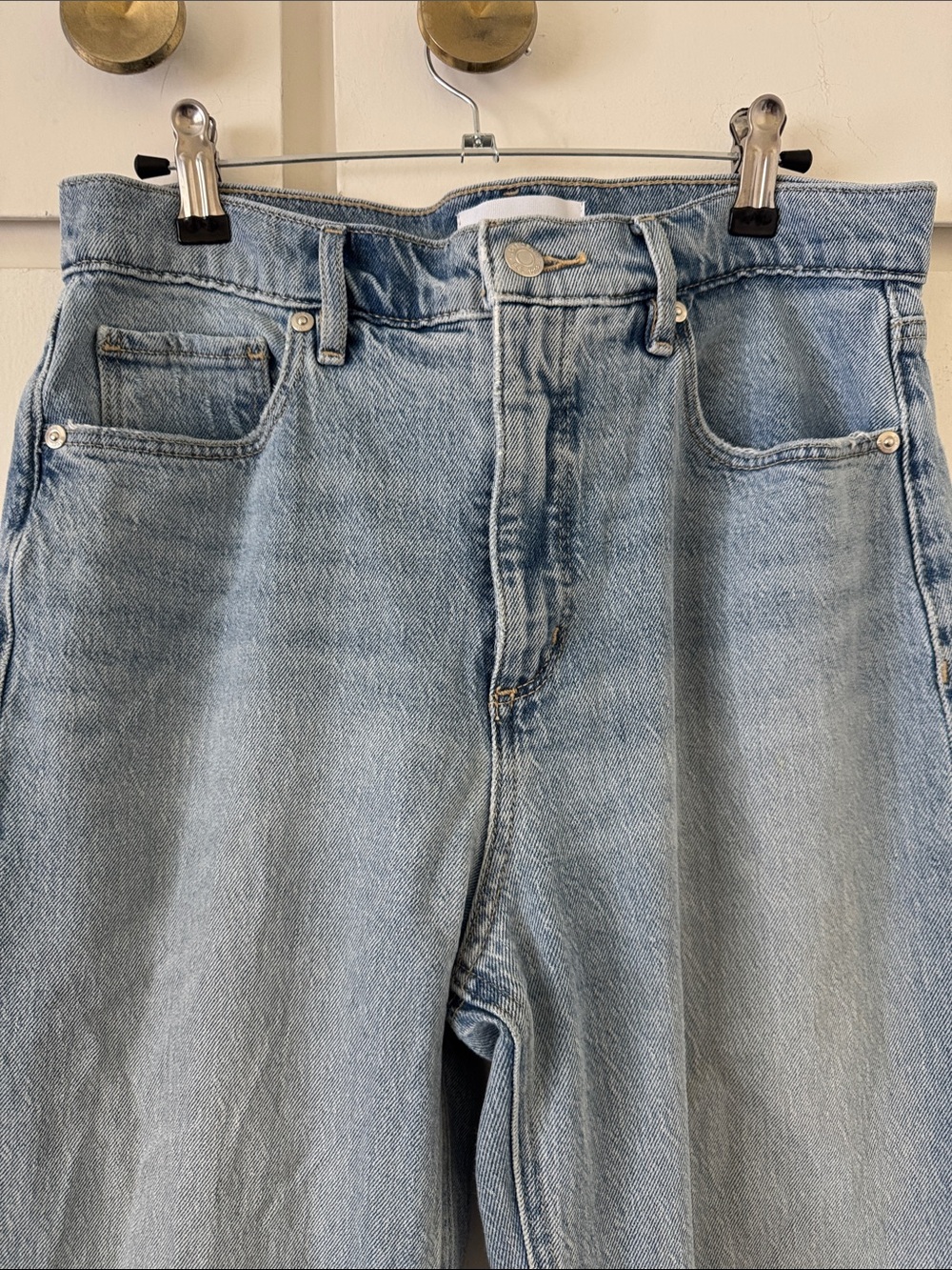 LOFT the 90s straight light Blue Jeans - Picture 3 of 8